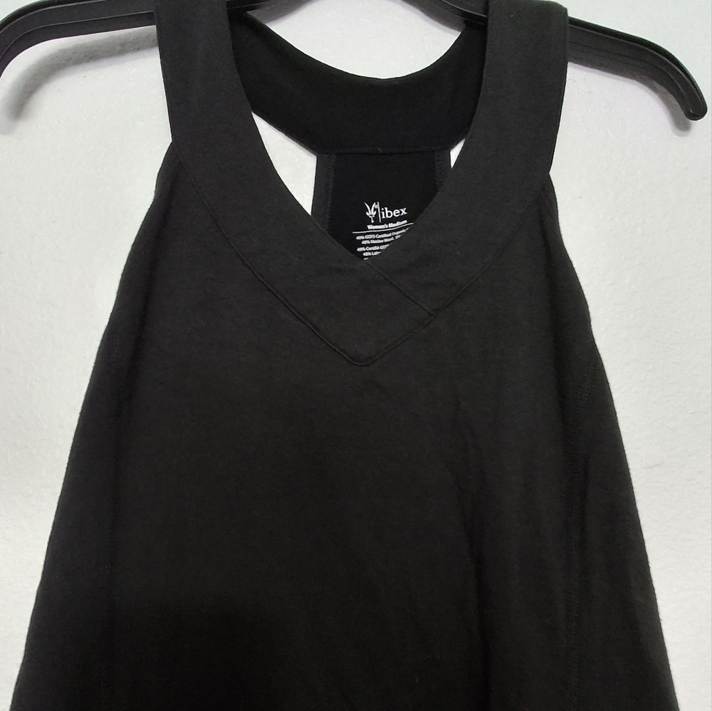 Ibex Dress Tank Organic Cotten Wool Blend Active Wear Dress - Picture 3 of 10